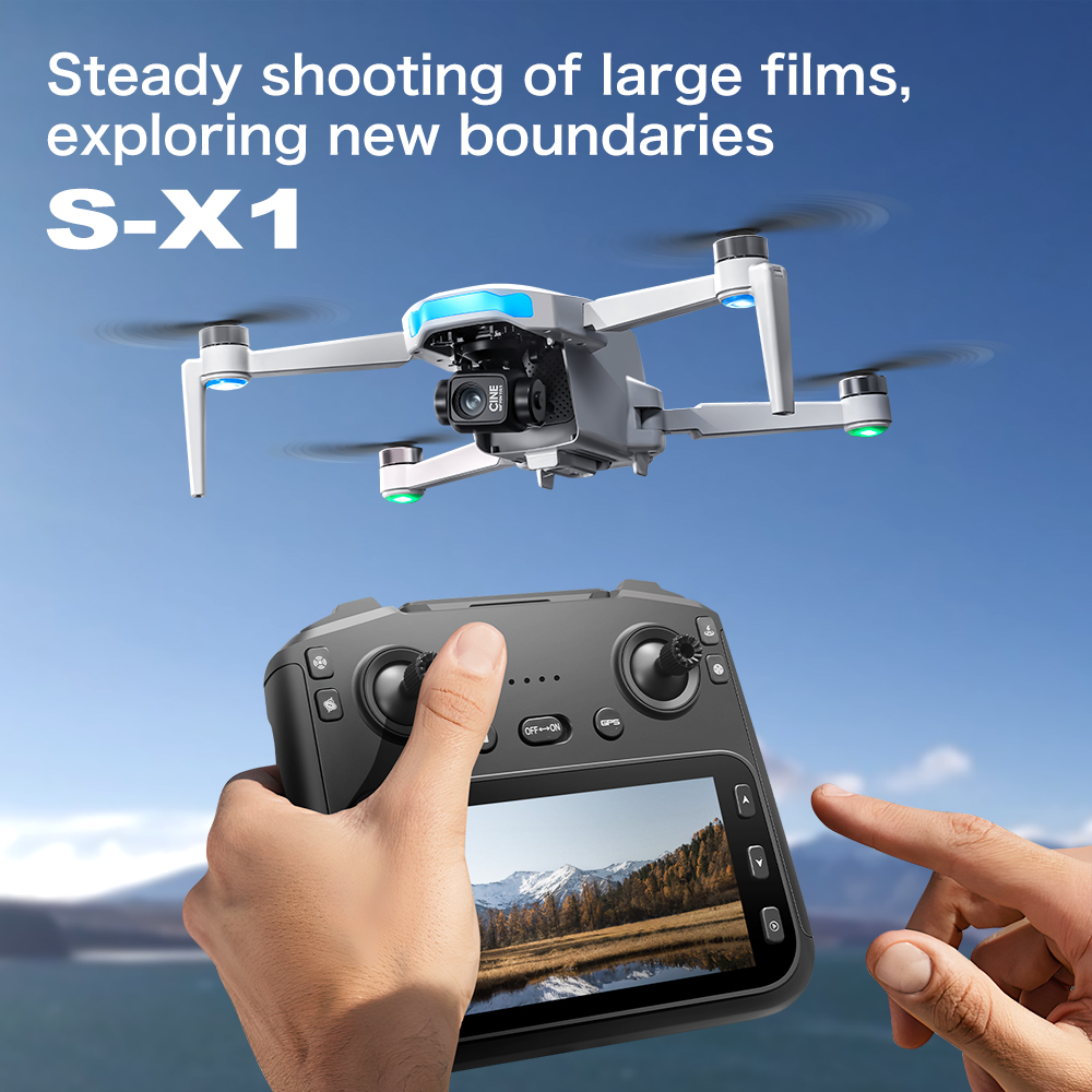 Original S-X1 GPS Faltbarer RC – Drone Gimbal 3 Axis Bewertung und Preis